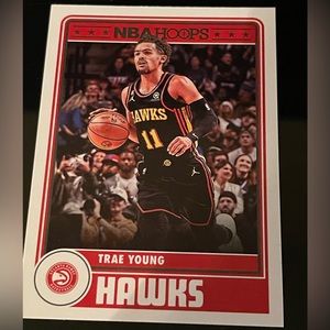 Trae Young 2023 NBA Hoops Panini Card